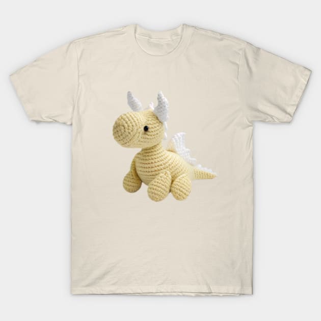 Crochet Dragon Baby Toy T-Shirt by Tellingmoon